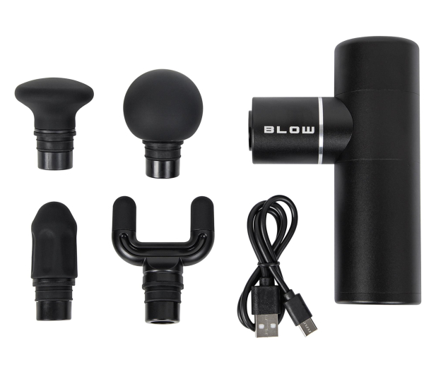 BLOW Pistolet do masażu Wave 6000 zestaw - 1544342 - zdjęcie 5